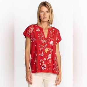 JOHNNY WAS SUKI EASY PANELED TEE